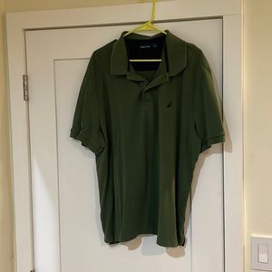 Nautica men’s green polo shirt XXL